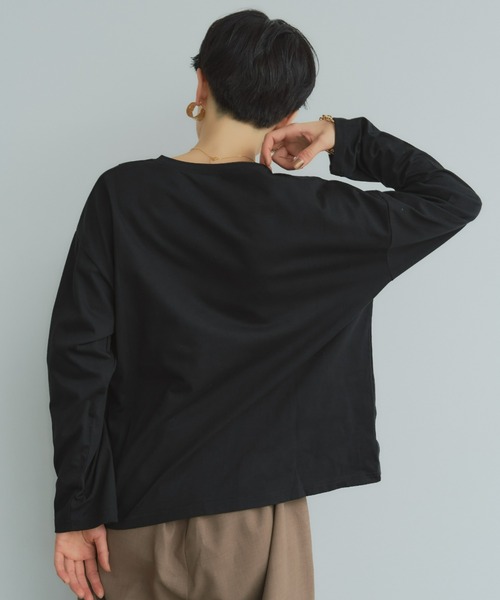 manana suerte（マニャーナスエルテ）の「サスペンダーデザイン ロングスリーブTシャツ（Tシャツ/カットソー・レディース・ホワイト/ブラック・FREE）」の18枚目の写真