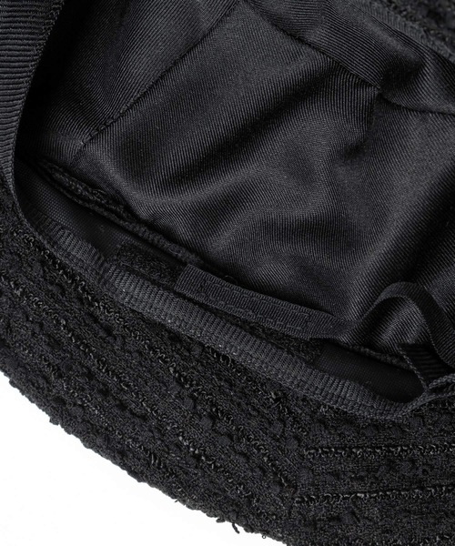 niko and...（ニコアンド）の「オリジナルツイード風バケットハット（ハット・レディース・ブラック/オフホワイト/ラベンダー・FREE）」の9枚目の写真