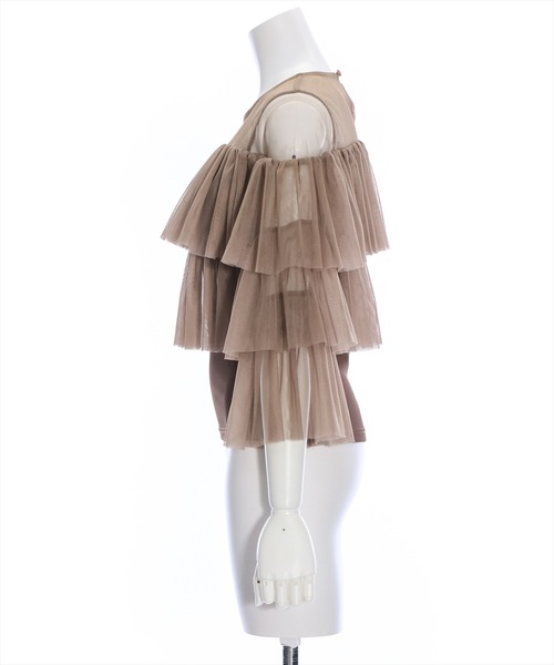 clear（クリア）の「×チュールフリル切替トップス ≪2024SS≫（シャツ