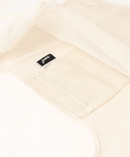 RNA-N(アールエヌエーエヌ)の「E4722 hombreメッシュバッグ(トートバッグ・レディース・アイボリー・FREE)」の4枚目の写真