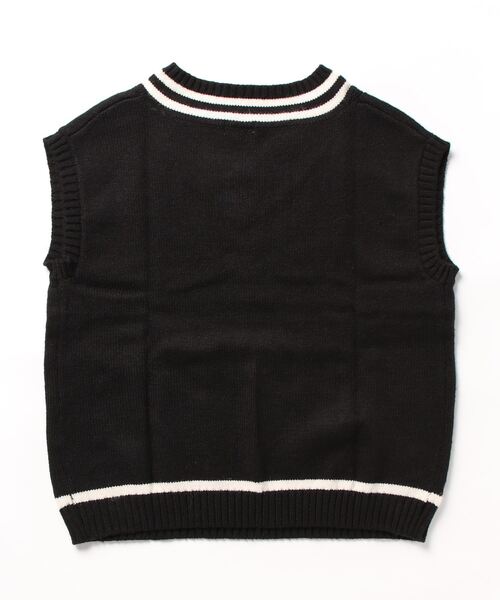 Arnold Palmer(アーノルドパーマー)の「チルデン ニット ベスト(ニット/セーター・レディース・ブラック/ブラウン・M/L/S)」の3枚目の写真
