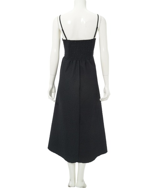 fifth（フィフス）の「ジャガードキャミワンピース（ワンピース・レディース・ブラック/オフホワイト/ベージュ/ライトグリーン/グレー・M）」の20枚目の写真