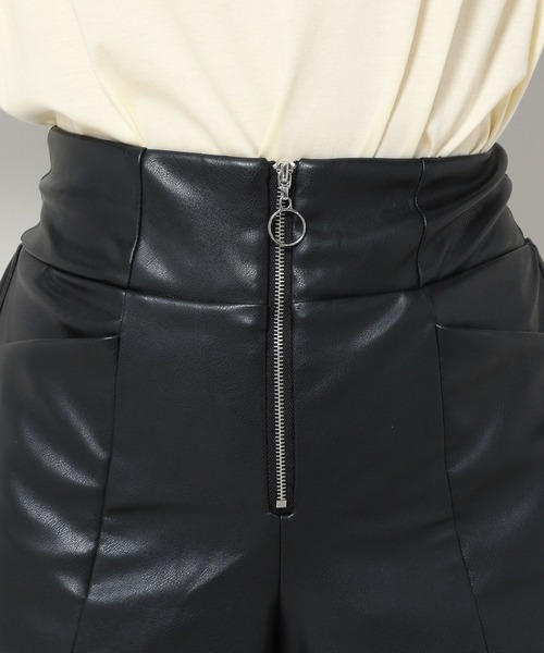3.3 Field Trip (3.3フィールドトリップ)の「3.3 Field Trip/フェイクレザーZIPパンツ 2972923(その他パンツ・レディース・ブラック・FREE)」の14枚目の写真