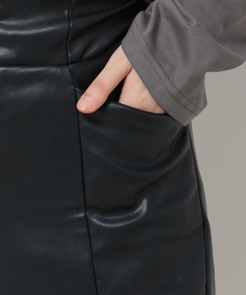 3.3 Field Trip (3.3フィールドトリップ)の「3.3 Field Trip/フェイクレザーZIPパンツ 2972923(その他パンツ・レディース・ブラック・FREE)」の15枚目の写真
