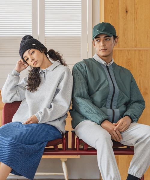 NUMERALS（ヌメラルズ）の「【UNISEX】[NUMERALS]ハーフジップスウェット（スウェット・メンズ・その他8/ボルドー/ブラック/グリーン/グレー・MEDIUM/LARGE/X-LARGE）」の10枚目の写真