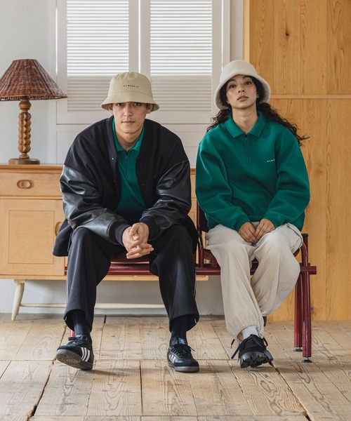 NUMERALS（ヌメラルズ）の「【UNISEX】[NUMERALS]ハーフジップスウェット（スウェット・メンズ・その他8/ボルドー/ブラック/グリーン/グレー・MEDIUM/LARGE/X-LARGE）」の17枚目の写真