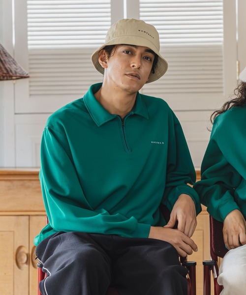 NUMERALS（ヌメラルズ）の「【UNISEX】[NUMERALS]ハーフジップスウェット（スウェット・メンズ・その他8/ボルドー/ブラック/グリーン/グレー・MEDIUM/LARGE/X-LARGE）」の18枚目の写真