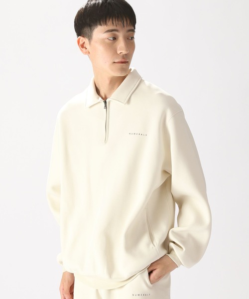 NUMERALS（ヌメラルズ）の「【UNISEX】[NUMERALS]ハーフジップスウェット（スウェット・メンズ・その他8/ボルドー/ブラック/グリーン/グレー・MEDIUM/LARGE/X-LARGE）」の21枚目の写真