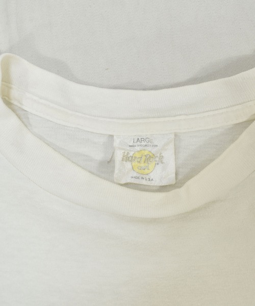 VINTAGE(ヴィンテージ)の「【ヴィンテージ古着】90's Hard Rock CAFE / ハードロックカフェ ロゴ プリントTシャツ USA製(Tシャツ/カットソー・メンズ・ホワイト・LARGE)」の4枚目の写真