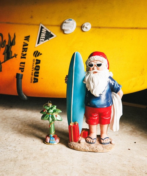 SURFサンタオブジェM ☆2025X'mas☆（インテリア雑貨）｜BAYFLOW