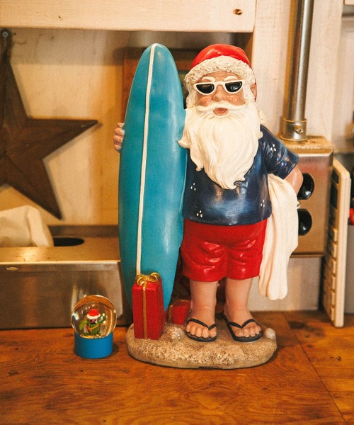 SURFサンタオブジェM ☆2025X'mas☆（インテリア雑貨）｜BAYFLOW