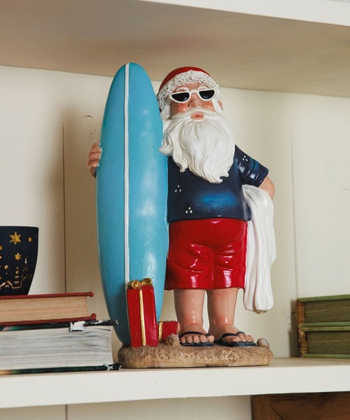 SURFサンタオブジェM ☆2025X'mas☆（インテリア雑貨）｜BAYFLOW