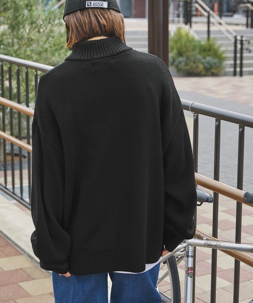 りー様　ご注文ページ　no.136 127 129 GERRY/ジェリー 別注 ロゴ刺繍 ハーフジッププルオーバーニット