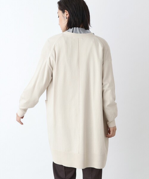 THE SHOP TK (ザ ショップ ティーケー )の「◆毛玉になりにくいベーシックミドル丈カーデ(カーディガン/ボレロ・レディース・ライトベージュ/ブルー/ブラック・12/13)」の16枚目の写真