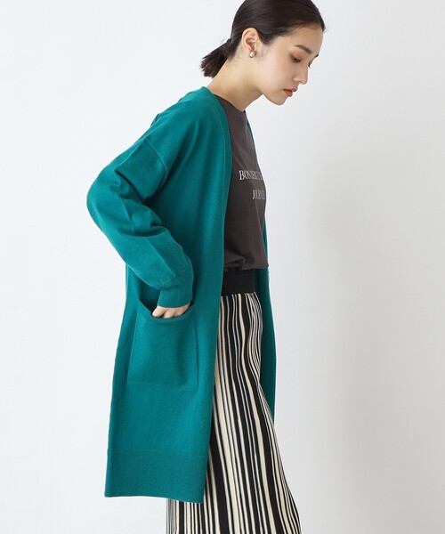 THE SHOP TK (ザ ショップ ティーケー )の「◆毛玉になりにくいベーシックミドル丈カーデ(カーディガン/ボレロ・レディース・ライトベージュ/ブルー/ブラック・12/13)」の19枚目の写真