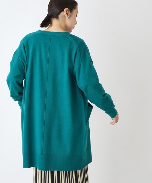 THE SHOP TK (ザ ショップ ティーケー )の「◆毛玉になりにくいベーシックミドル丈カーデ(カーディガン/ボレロ・レディース・ライトベージュ/ブルー/ブラック・12/13)」の20枚目の写真