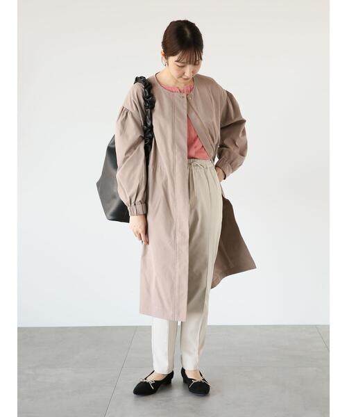 Te chichi TERRASSE(テチチテラス)の「ストレッチセンターシームテーパードパンツ(その他パンツ・レディース・ベージュ/グリーン/ブラック/ブルー/ブラウン・F)」の9枚目の写真