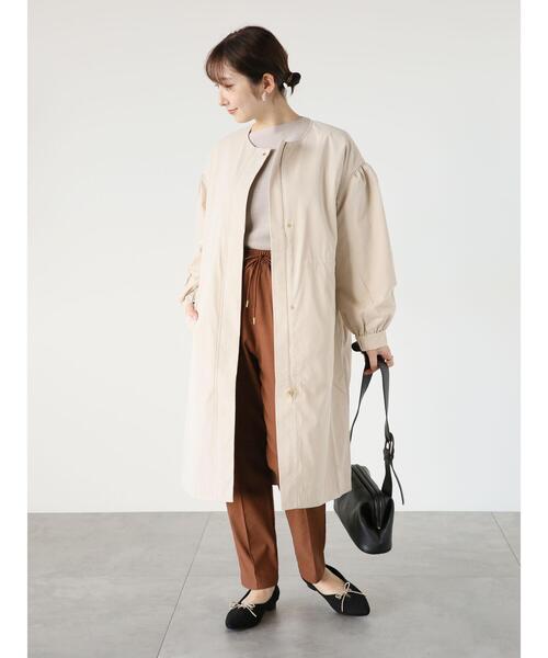 Te chichi TERRASSE(テチチテラス)の「ストレッチセンターシームテーパードパンツ(その他パンツ・レディース・ベージュ/グリーン/ブラック/ブルー/ブラウン・F)」の10枚目の写真