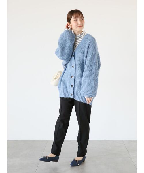 Te chichi TERRASSE(テチチテラス)の「ストレッチセンターシームテーパードパンツ(その他パンツ・レディース・ベージュ/グリーン/ブラック/ブルー/ブラウン・F)」の12枚目の写真