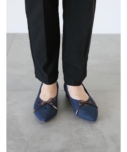 Te chichi TERRASSE(テチチテラス)の「ストレッチセンターシームテーパードパンツ(その他パンツ・レディース・ベージュ/グリーン/ブラック/ブルー/ブラウン・F)」の21枚目の写真