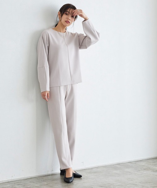 Pierrot(ピエロ)の「ダンボールバックジッププルオーバー(Tシャツ/カットソー・レディース・ネイビー/ライトグレー/オフホワイト・M/L)」の16枚目の写真