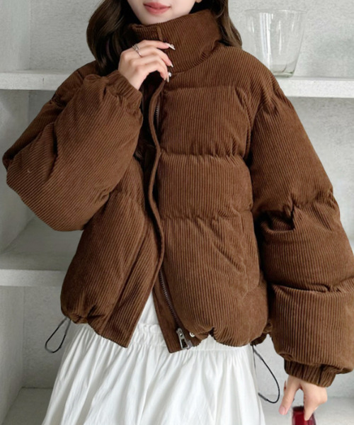 セール】コーデュロイ 中綿 ダウン ジャケット（ダウンジャケット