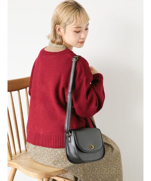 ehka sopo（エヘカソポ）の「柄アソートチャイナボタンカーディガン（カーディガン/ボレロ・レディース・ライトベージュ/レッド/グリーン/キナリ・F）」の10枚目の写真