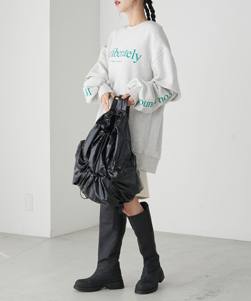 forksy.(フォルクシー)の「【forksy.】ナイロンドロストシャーリングバックパック(バックパック/リュック・レディース・ブラック系その他/ブラック/ベージュ/シルバー・FREE)」の18枚目の写真