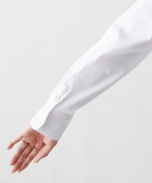 Petitjo（プッチージョ）の「小さいサイズ　形態安定レギュラーカラーシャツ２枚組　低身長さん・小柄女性（シャツ/ブラウス・レディース・オフホワイト・PS/PL/PSS/PM）」の14枚目の写真