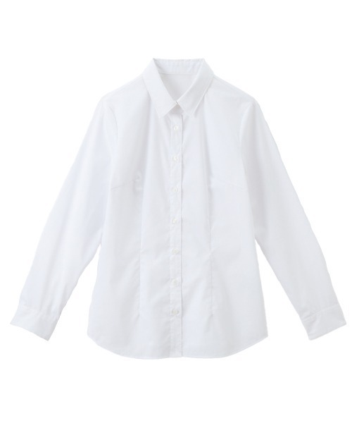 Petitjo（プッチージョ）の「小さいサイズ　形態安定レギュラーカラーシャツ２枚組　低身長さん・小柄女性（シャツ/ブラウス・レディース・オフホワイト・PS/PL/PSS/PM）」の16枚目の写真