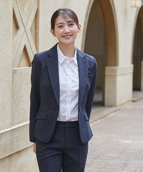 Petitjo（プッチージョ）の「小さいサイズ　形態安定レギュラーカラーシャツ２枚組　低身長さん・小柄女性（シャツ/ブラウス・レディース・オフホワイト・PS/PL/PSS/PM）」の21枚目の写真