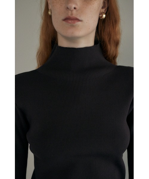 M_（エムアンダーバー）の「【M_】TURTLE ニット（ニット/セーター・レディース・ブラウン/ネイビー/ブラック・FREE）」の9枚目の写真