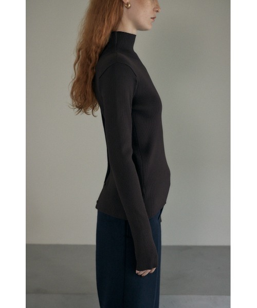 M_（エムアンダーバー）の「【M_】TURTLE ニット（ニット/セーター・レディース・ブラウン/ネイビー/ブラック・FREE）」の12枚目の写真