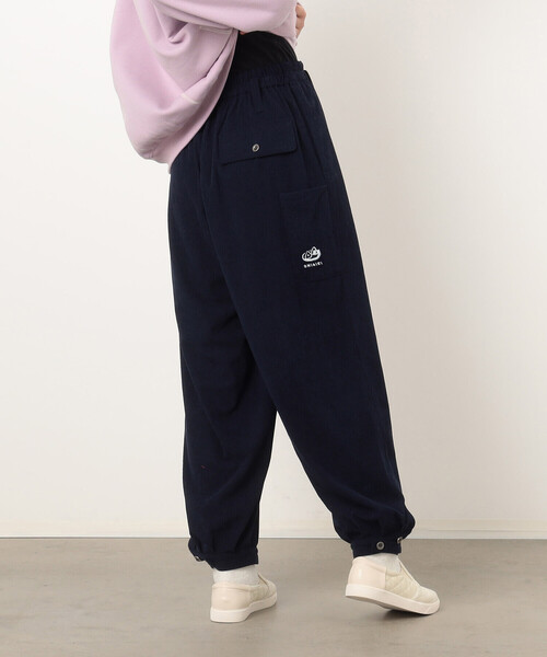 ONIGIRI（オニギリ）の「コーデュロイ 鳶パンツ（その他パンツ・レディース・アイボリー/ネイビー/ベージュ・FREE）」の3枚目の写真