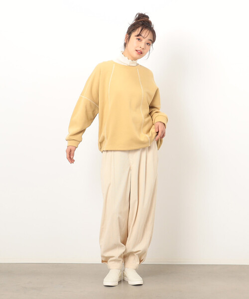 ONIGIRI（オニギリ）の「コーデュロイ 鳶パンツ（その他パンツ・レディース・アイボリー/ネイビー/ベージュ・FREE）」の5枚目の写真