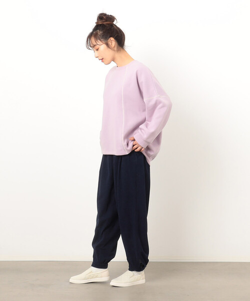 ONIGIRI（オニギリ）の「コーデュロイ 鳶パンツ（その他パンツ・レディース・アイボリー/ネイビー/ベージュ・FREE）」の7枚目の写真