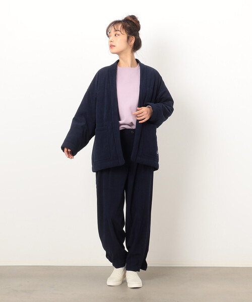 ONIGIRI（オニギリ）の「コーデュロイ 鳶パンツ（その他パンツ・レディース・アイボリー/ネイビー/ベージュ・FREE）」の8枚目の写真