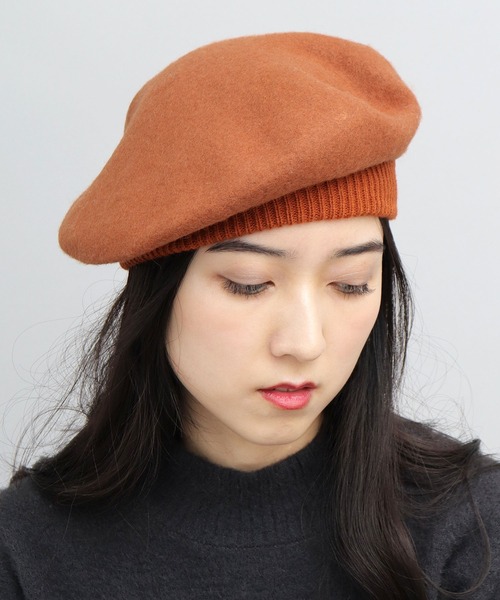 M me eme（エムミーエメ）限定品 ファーベレー帽 MANGA BERET | M(07) BLACK (01) | BERET | ベレー帽 | ｜帽子