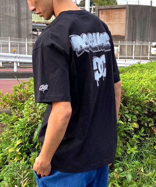 DC（ディーシー）の「DC/ディーシー 半袖Tシャツ バックプリント ワイドシルエット ドロップショルダー DST241019（Tシャツ/カットソー・メンズ・ブラック/グレー/ホワイト・L/M/XL/2XL）」の7枚目の写真