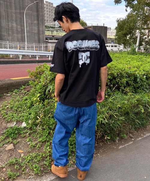 DC（ディーシー）の「DC/ディーシー 半袖Tシャツ バックプリント ワイドシルエット ドロップショルダー DST241019（Tシャツ/カットソー・メンズ・ブラック/グレー/ホワイト・L/M/XL/2XL）」の9枚目の写真