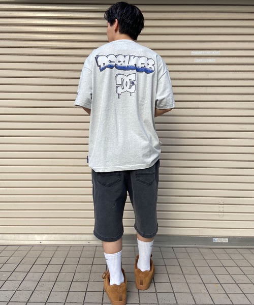 DC（ディーシー）の「DC/ディーシー 半袖Tシャツ バックプリント ワイドシルエット ドロップショルダー DST241019（Tシャツ/カットソー・メンズ・ブラック/グレー/ホワイト・L/M/XL/2XL）」の16枚目の写真