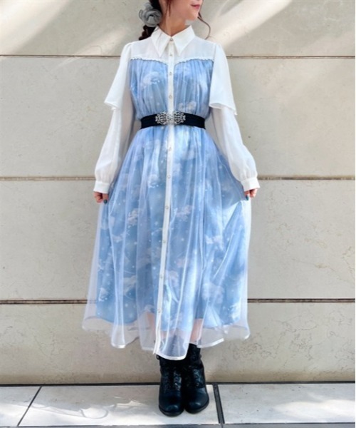 axes femme（アクシーズファム）の「ステラートプリントシャツ