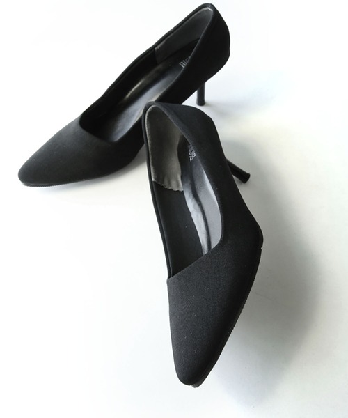 and it_（アンドイット）の「選べる2type！ポインテッドトゥヒールパンプス（パンプス・レディース・ブラック系1/ブラック系2・22.0cm/22.5cm/23.0cm/23.5cm/24.0cm/24.5cm/25.0cm/25.5cm）」の2枚目の写真