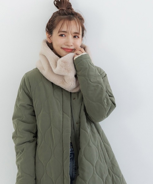 新品、未使用　フォックススヌード miniministore ニットスヌード あったかネックウォーマー