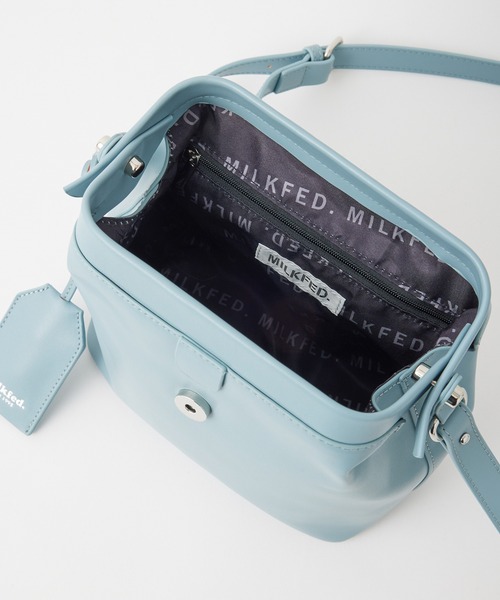 MILKFED.（ミルクフェド）の「DOCTOR BAG（ショルダーバッグ・レディース・ブラック/オフホワイト/ライトブルー・ONE SIZE）」の7枚目の写真