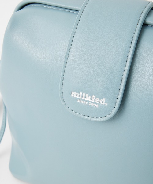 MILKFED.（ミルクフェド）の「DOCTOR BAG（ショルダーバッグ・レディース・ブラック/オフホワイト/ライトブルー・ONE SIZE）」の6枚目の写真