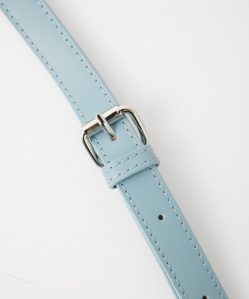 MILKFED.（ミルクフェド）の「DOCTOR BAG（ショルダーバッグ・レディース・ブラック/オフホワイト/ライトブルー・ONE SIZE）」の8枚目の写真