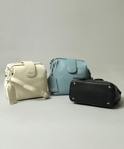 MILKFED.（ミルクフェド）の「DOCTOR BAG（ショルダーバッグ・レディース・ブラック/オフホワイト/ライトブルー・ONE SIZE）」の14枚目の写真