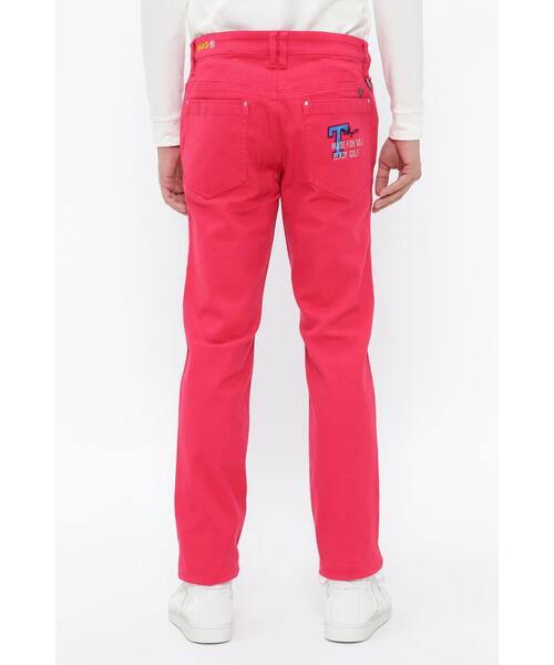 新品 パーリーゲイツ コットンストレッチツイル 表ピーチ裏起毛 パンツ(5)L PEARLY GATES】コットンストレッチツイル 表ピーチ裏起毛 5ポケットパンツ