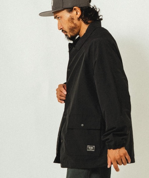 BIG MIKE（ビッグマイク）の「BIG MIKE ビッグマイク/ ベーシック コーチジャケット 102516500 102416300（ブルゾン・メンズ・ベージュ/オリーブ/ブラック/グレー/セージグリーン・MEDIUM/LARGE/X-LARGE）」の14枚目の写真